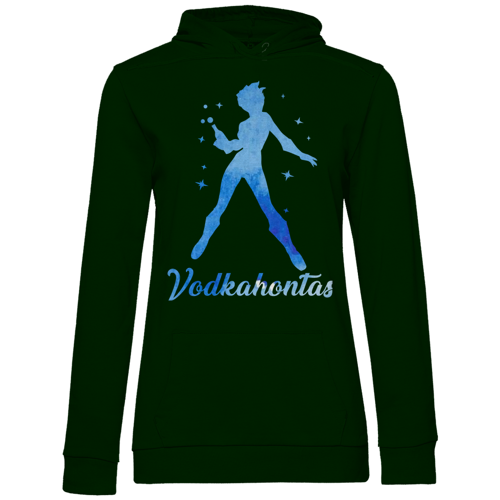 Vodkahontas - Prinzessin Aquarell - Damen Hoodie Forest Green