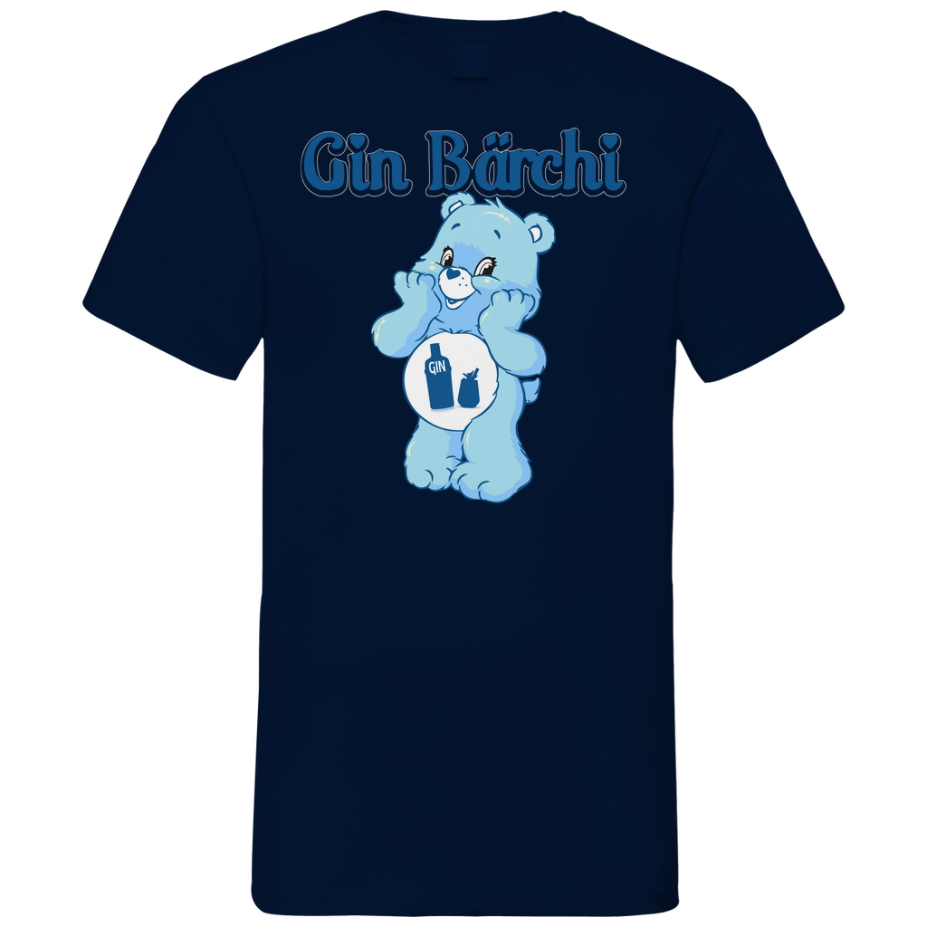 Gin Bärchi - Glücksbärchi - Herren V-Neck Shirt