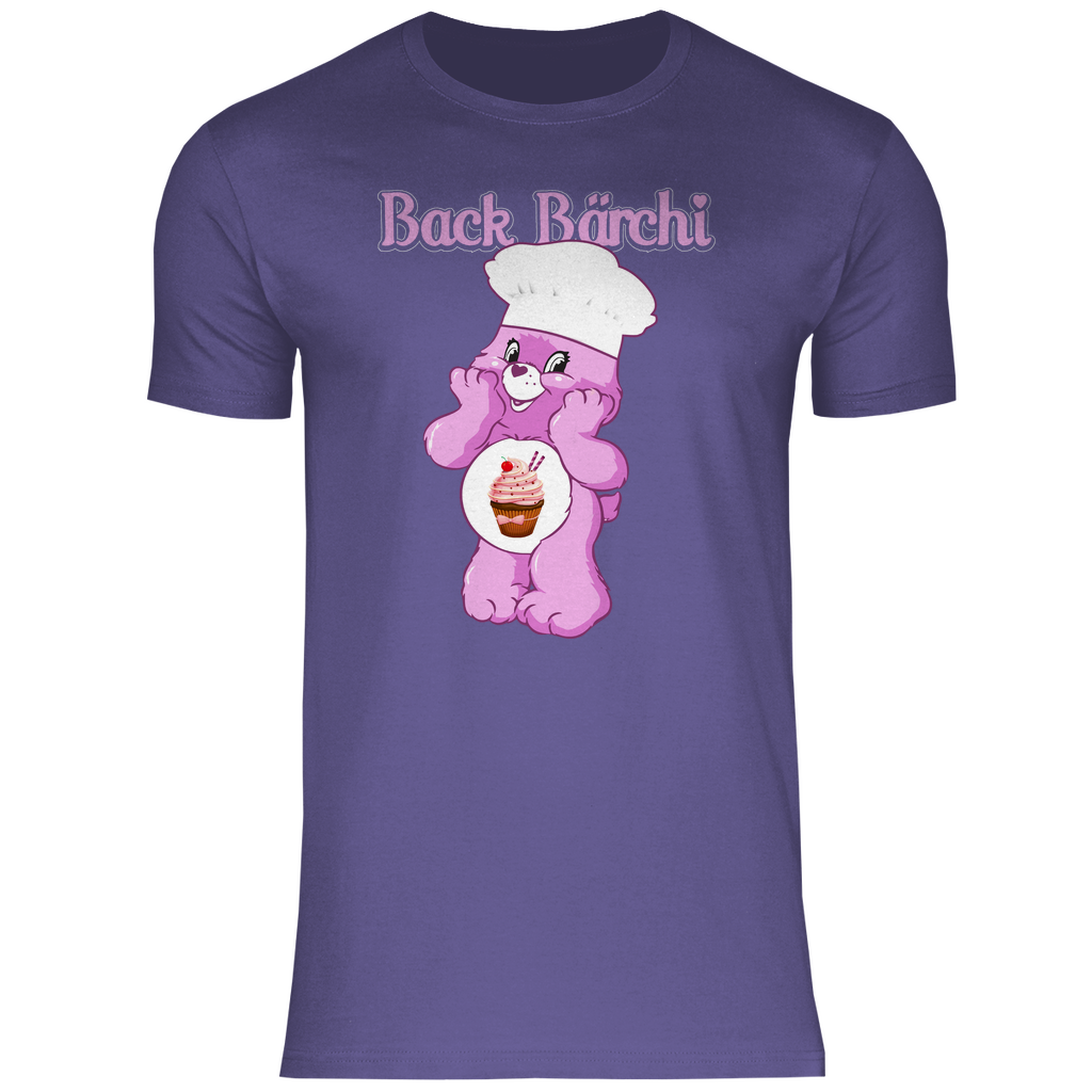 Back Bärchi - Glücksbärchi - Herren Shirt Millennial Lilac