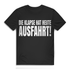 Die Klapse hat heute Ausfahrt Shirt Männer – Lustiger Spruch für Durchgeknallte Black