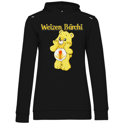 Weizen Bärchi - Glücksbärchi - Damen Hoodie Black