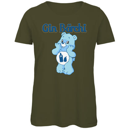 Gin Bärchi - Glücksbärchi - Damen Premium Bio T-Shirt Khaki