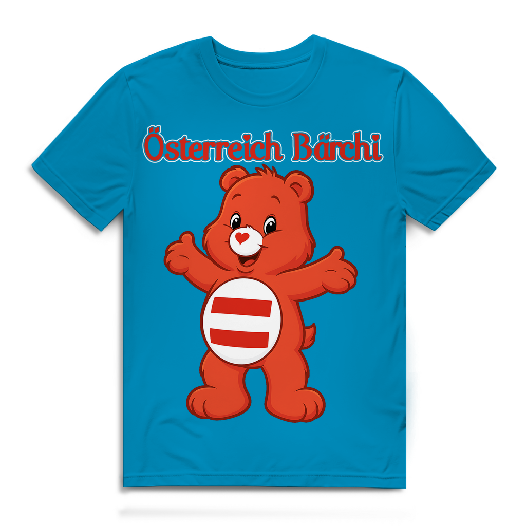 Österreich Bärchi - Glücksbärchi - Herren Premium Bio T-Shirt Atoll