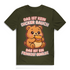 Herren Premium Bio T-Shirt Das Ist Kein Dicker Bauch Das Ist Ein Feinkost Gewölbe Teddybär Khaki