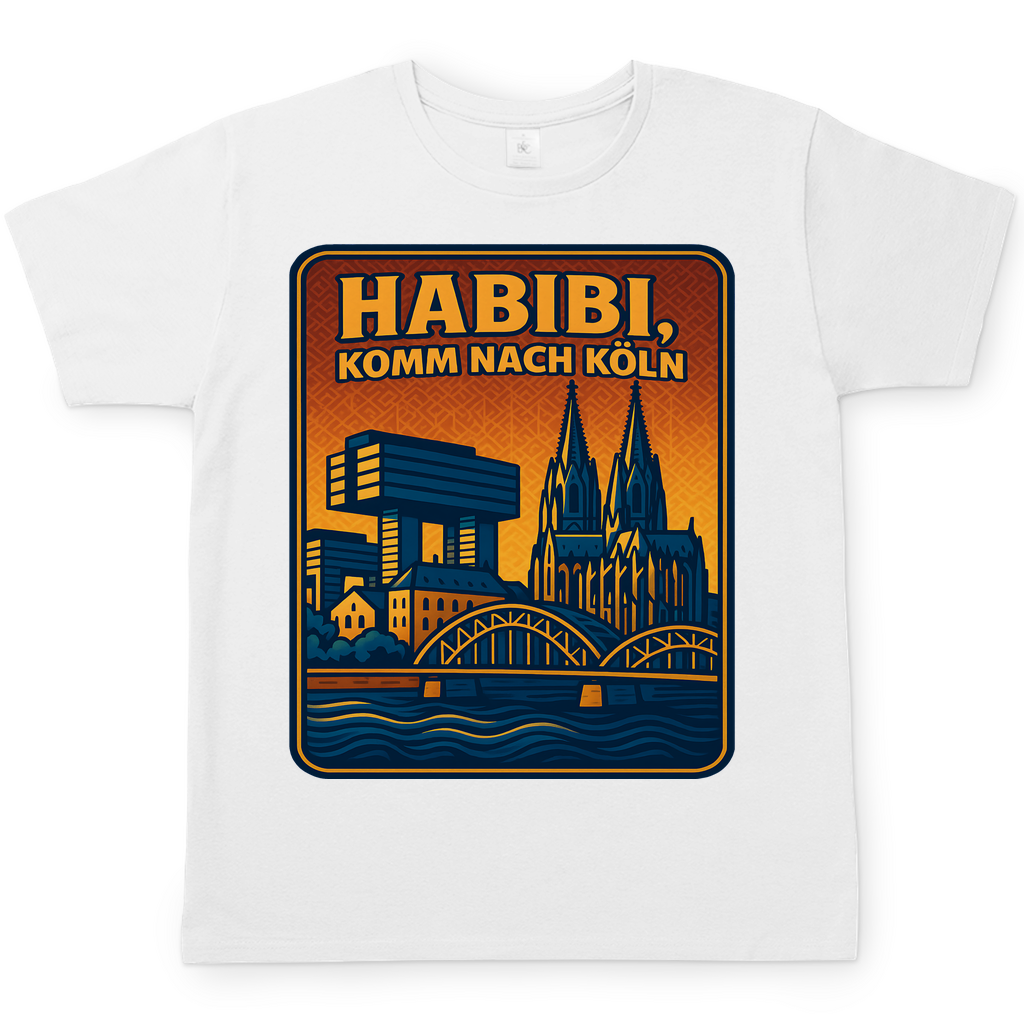 Habibi komm nach Köln - Herren T-Shirt White