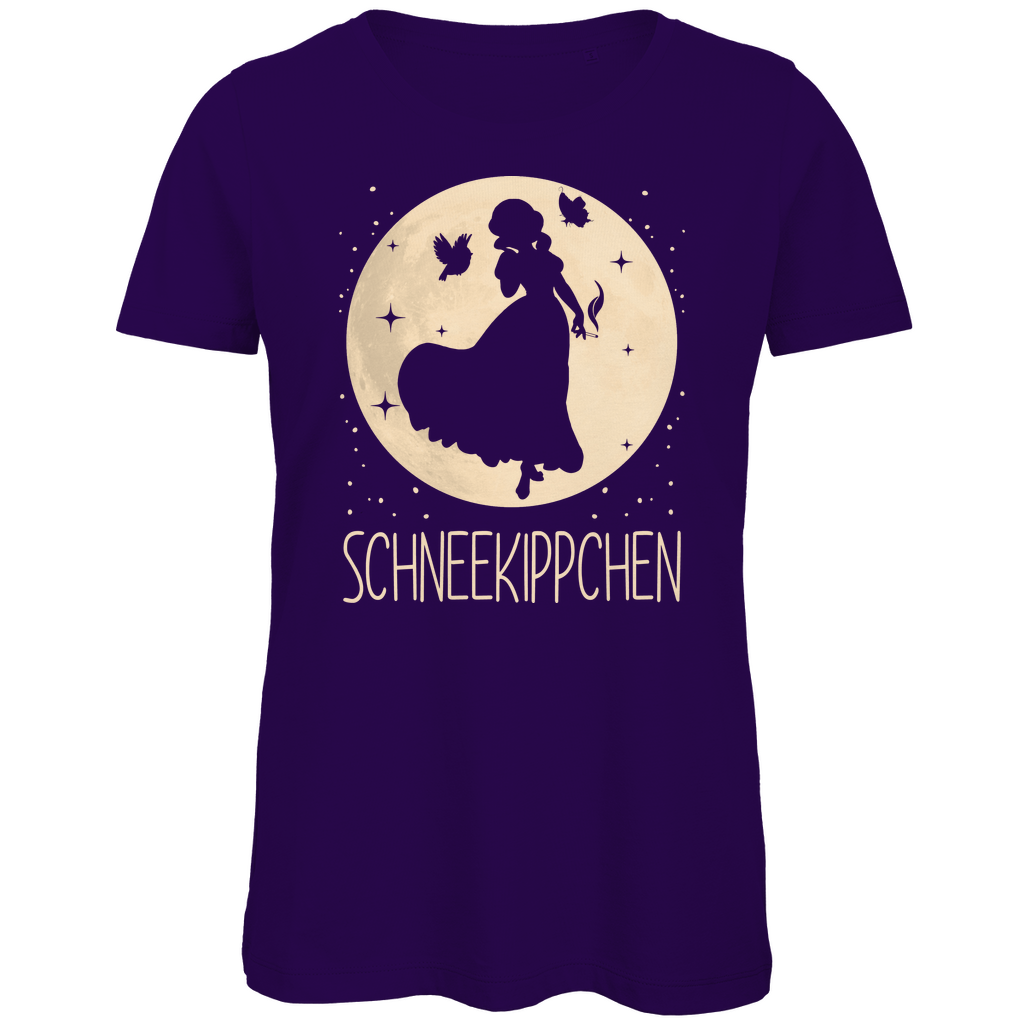 Mond Prinzessin - Schneekippchen - Damen Premium Bio T-Shirt Urban Purple