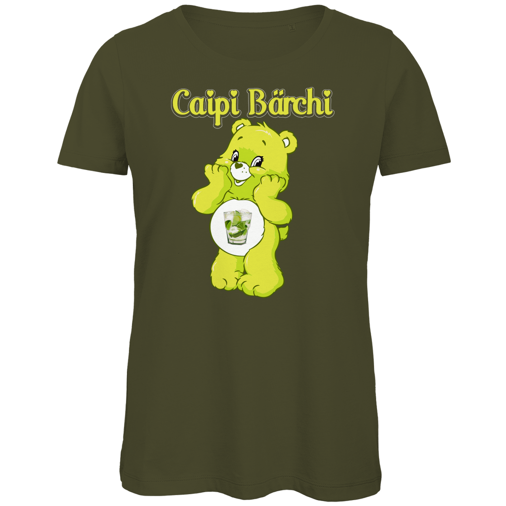 Caipi Bärchi - Glücksbärchi - Damen Premium Bio T-Shirt Khaki