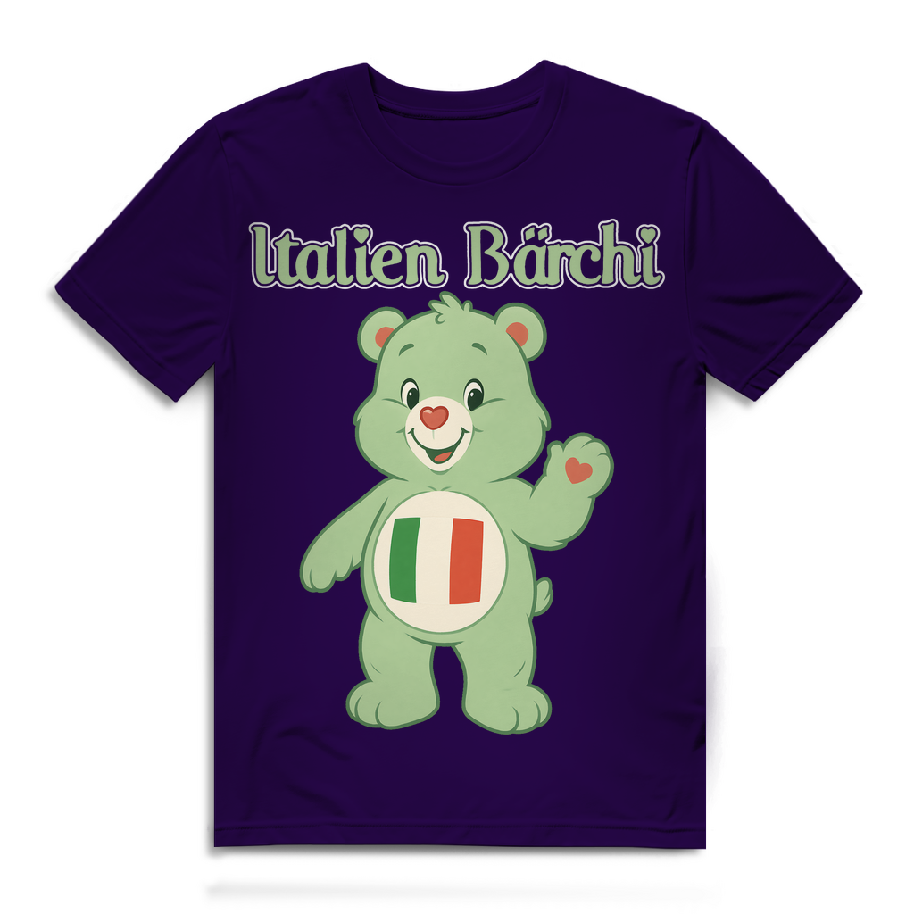 Italien Bärchi - Glücksbärchi - Herren Premium Bio T-Shirt Urban Purple