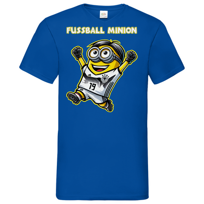 Fussball Minion - Herren V-Neck Shirt