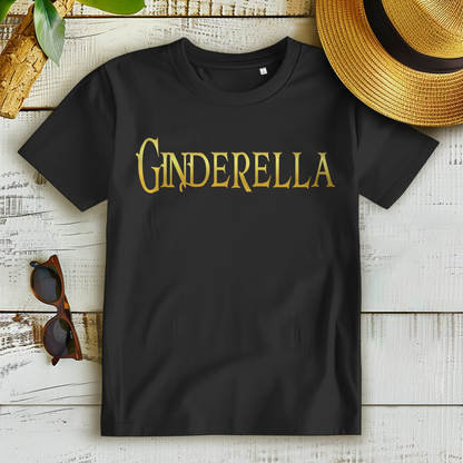 Ginderella Cinderella Gold Prinzessin - Damen Premium Bio T-Shirt