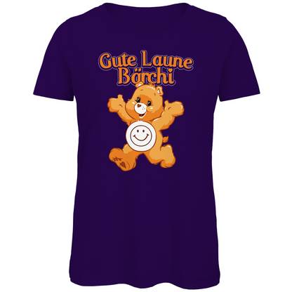 Gute Laune Bärchi - Glücksbärchi - Damen Premium Bio T-Shirt Urban Purple