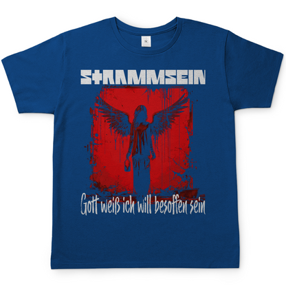 Strammsein Gott weiß ich will besoffen sein - Herren Shirt