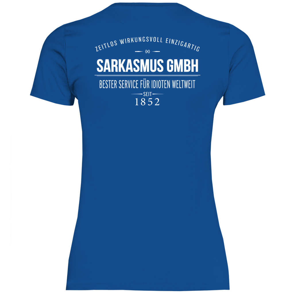 Sarkasmus GmbH bester Service für Idioten weltweit - Damenshirt