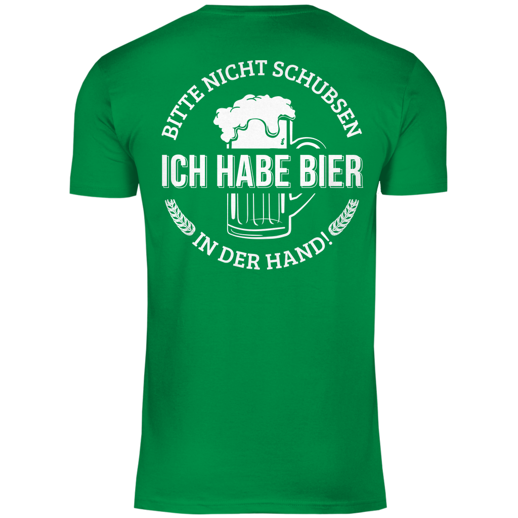 Bitte nicht schubsen - Herren Shirt