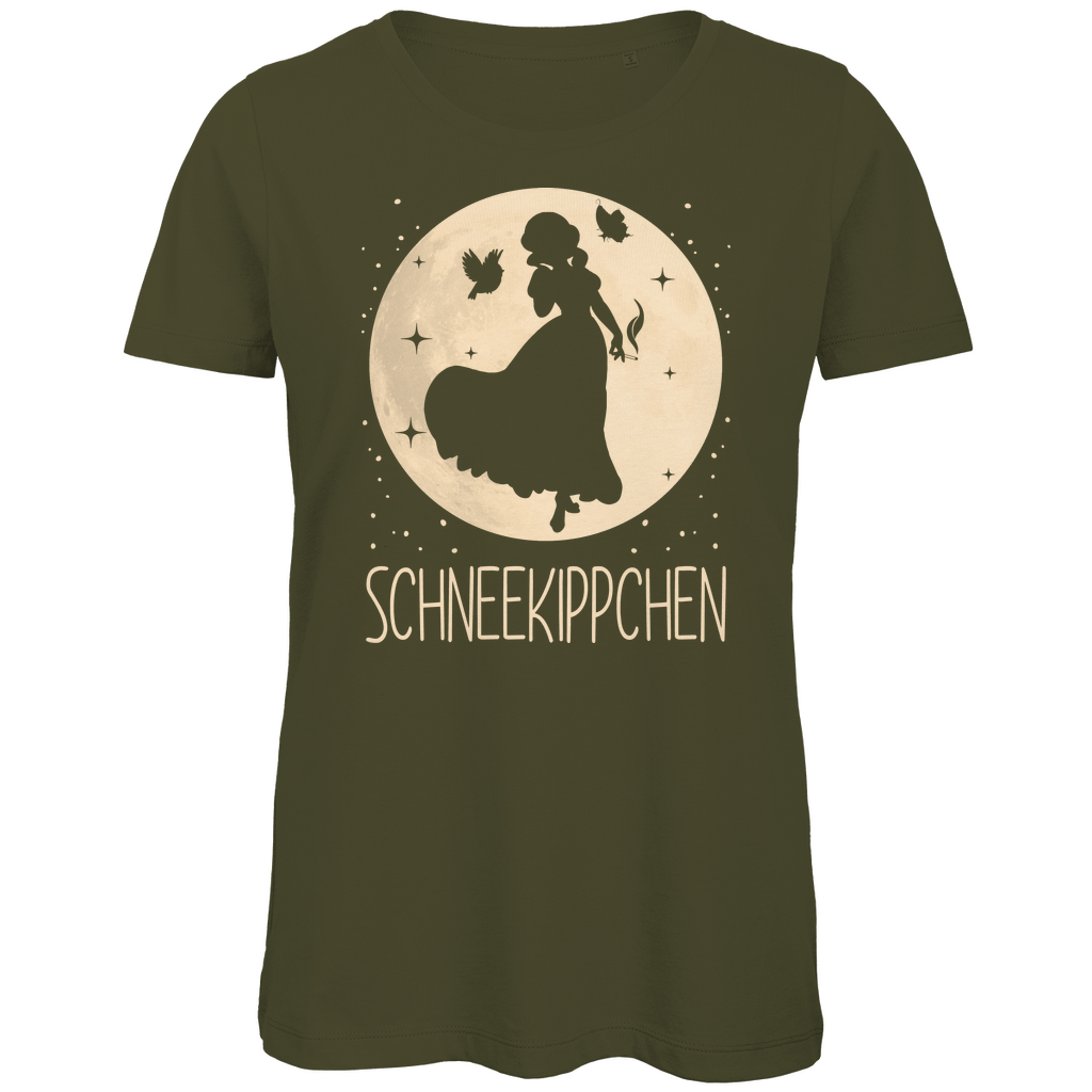 Mond Prinzessin - Schneekippchen - Damen Premium Bio T-Shirt