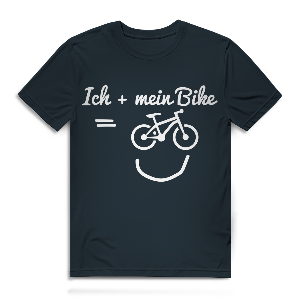 Herren Bio T-Shirt Ich und mein Bike Lustiges Fahrrad MTB Spruch Fun Shirt