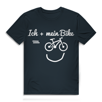Herren Bio T-Shirt Ich und mein Bike Lustiges Fahrrad MTB Spruch Fun Shirt