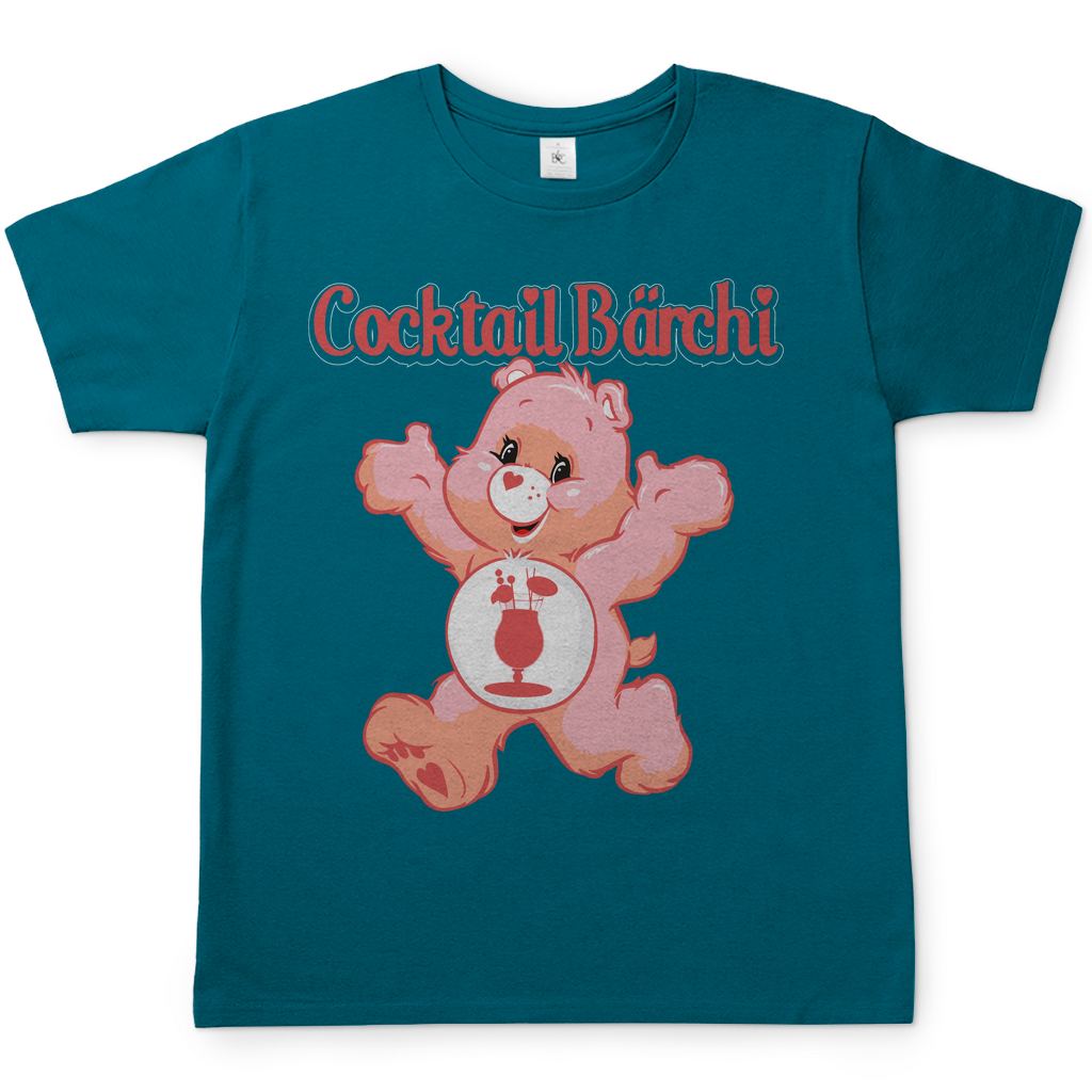 Cocktail Bärchi - Glücksbärchi - Herren Shirt Diva Blue