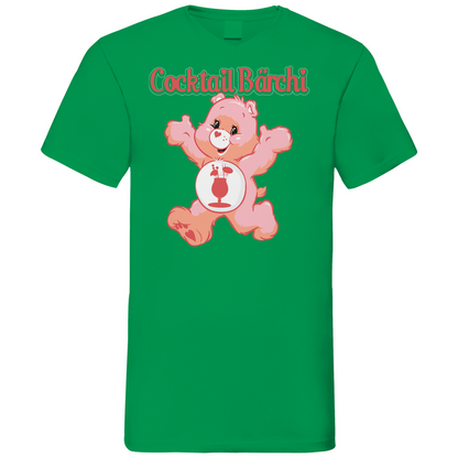 Cocktail Bärchi - Glücksbärchi - Herren V-Neck Shirt Kelly Green