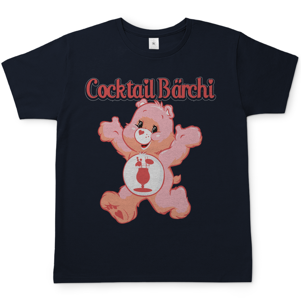 Cocktail Bärchi - Glücksbärchi - Herren Shirt Navy