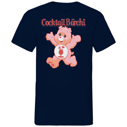 Cocktail Bärchi - Glücksbärchi - Herren V-Neck Shirt Navy