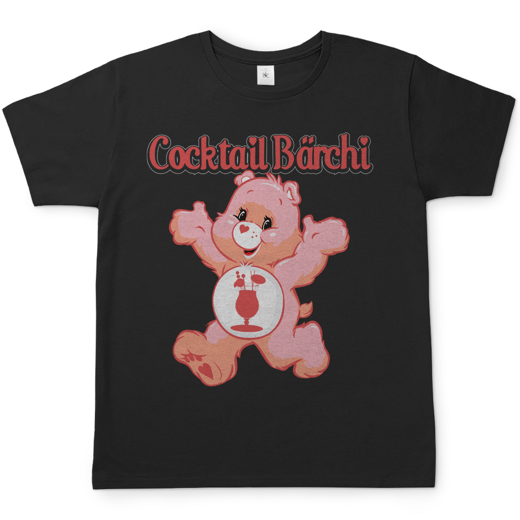 Cocktail Bärchi - Glücksbärchi - Herren Shirt Black