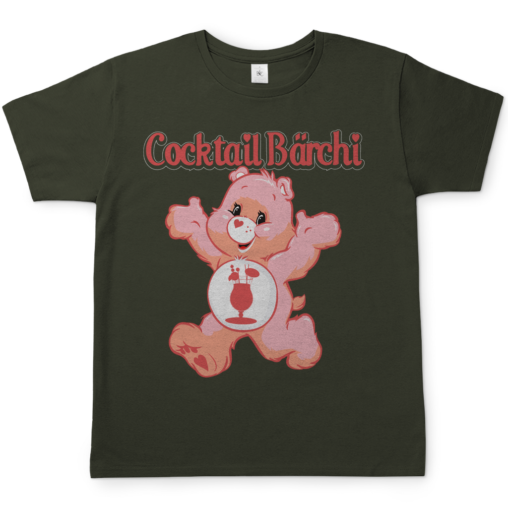 Cocktail Bärchi - Glücksbärchi - Herren Shirt Urban Khaki