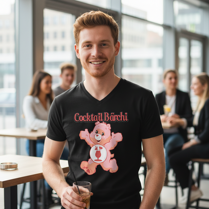 Cocktail Bärchi - Glücksbärchi - Herren V-Neck Shirt