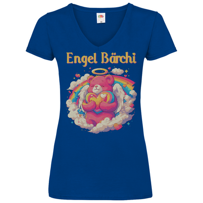 Engel Bärchi - Glücksbärchi - V-Neck Damenshirt