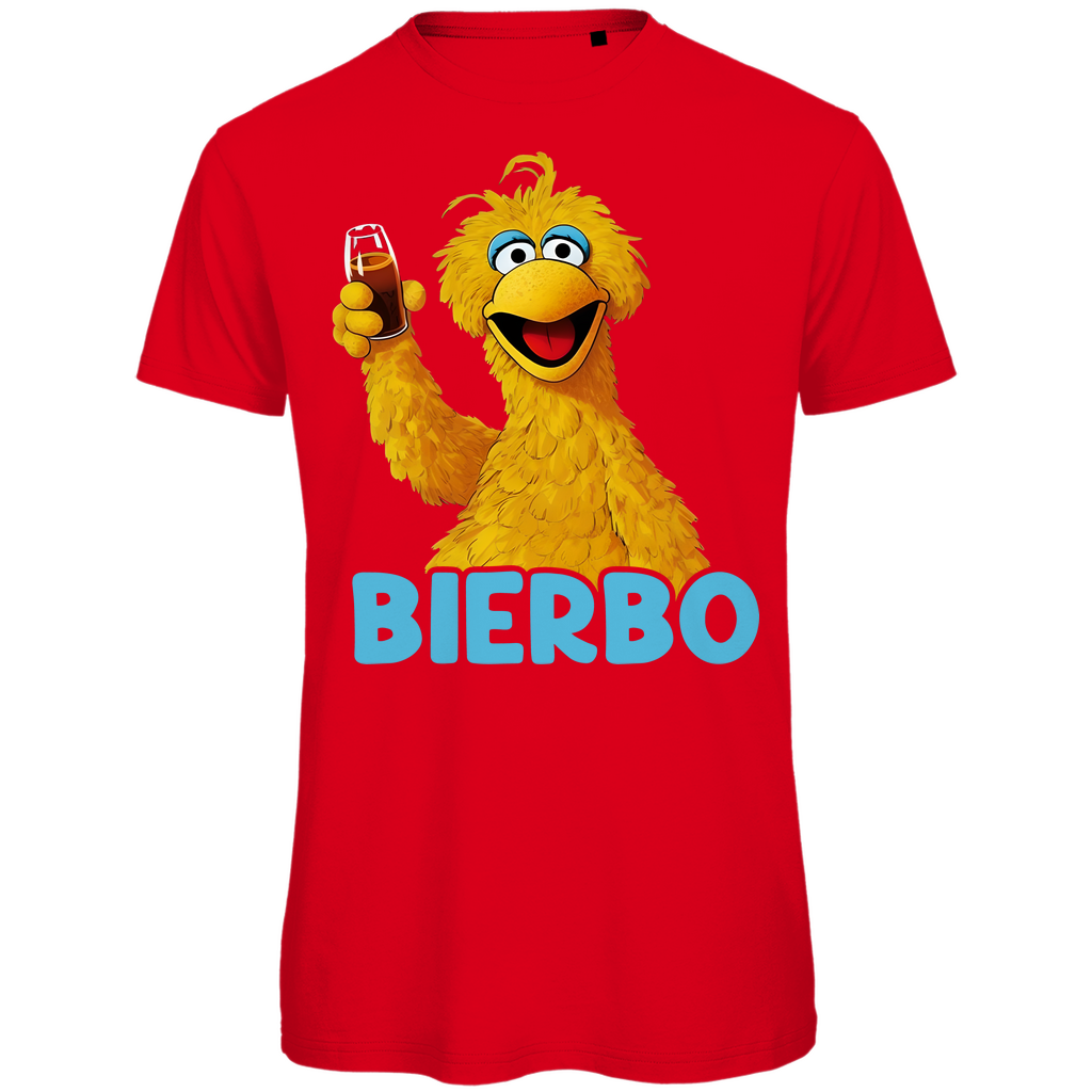 Bierbo Bibo Bier Sesamstraße - Herren Premium Bio T-Shirt Red