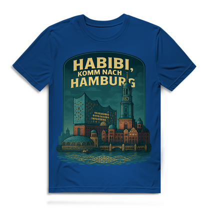 Habibi komm nach Hamburg - Herren Premium Bio T-Shirt