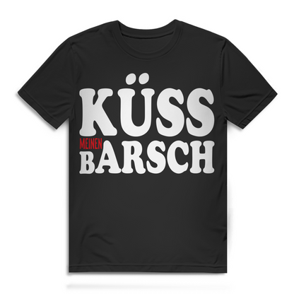 Küss meinen Barsch – Lustiges Angler T-Shirt für Männer mit zweideutigem Humor