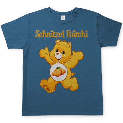 Schnitzel Bärchi - Glücksbärchi - Herren Shirt Stone Blue