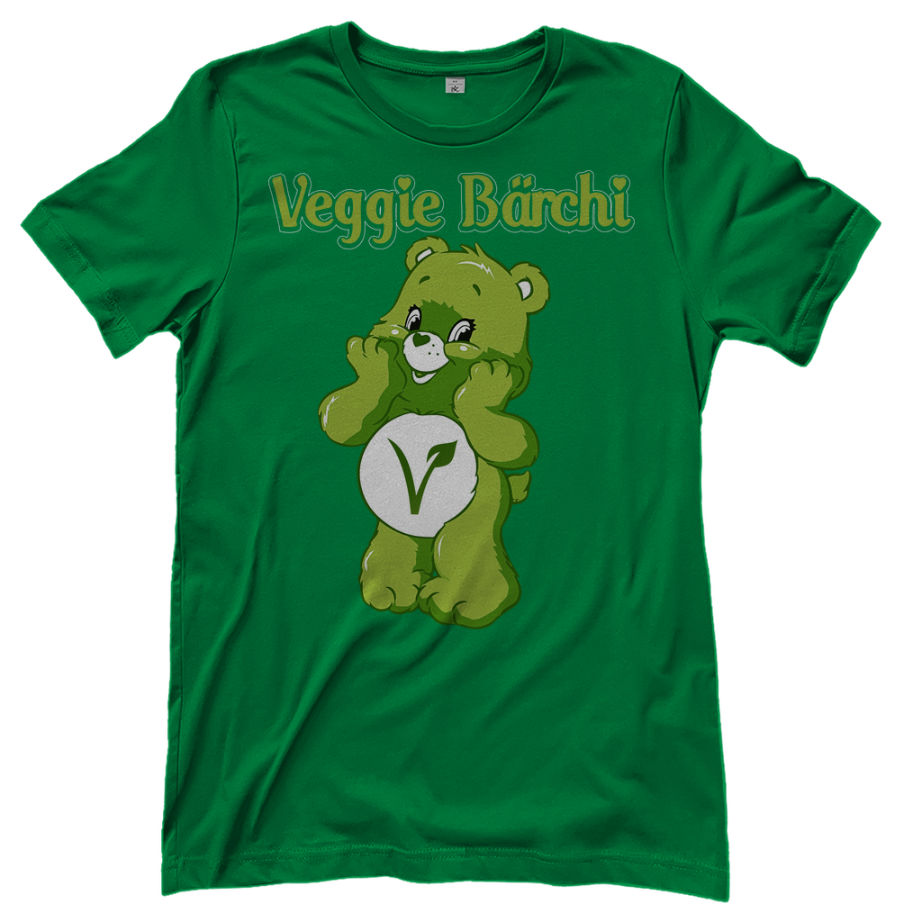 Veggie Bärchi - Glücksbärchi - Damenshirt Kelly Green