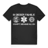 Feuerwehr Polizei Rettung THW T-Shirt – Einsatzkräfte Zusammenhalt Design Black