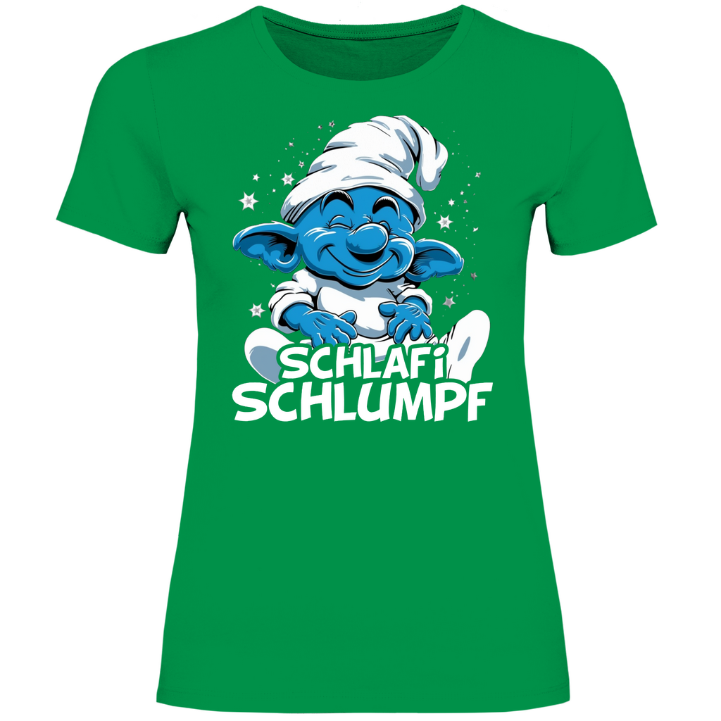 Schlafi Schlumpf Grafik - Damenshirt