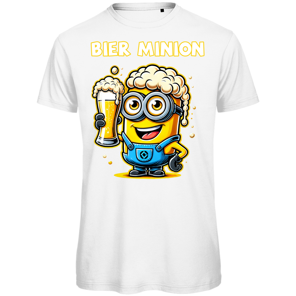 Bier Minion - Herren Premium Bio T-Shirt