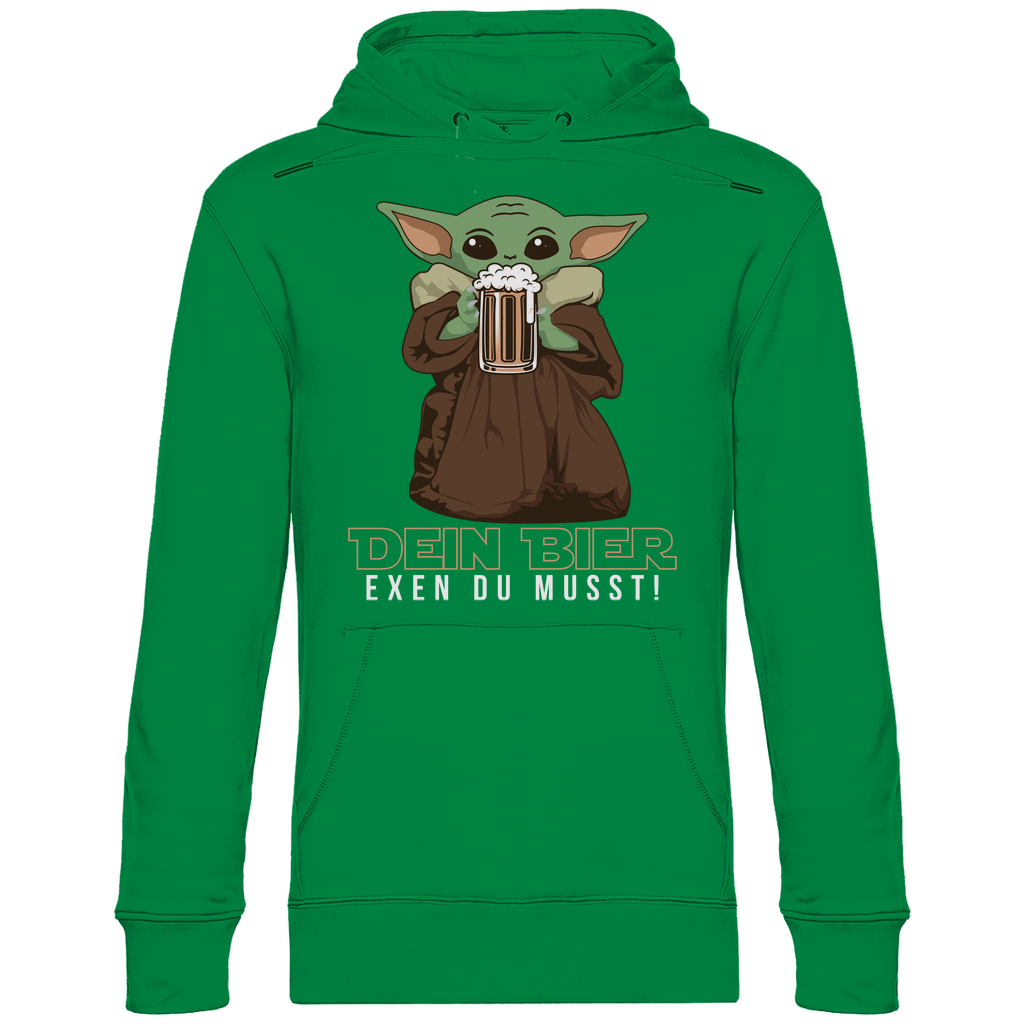 Dein Bier exen du musst Baby Yoda - Unisex Hoodie