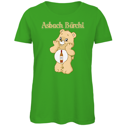 Asbach Bärchi - Glücksbärchi - Damen Premium Bio T-Shirt Real Green