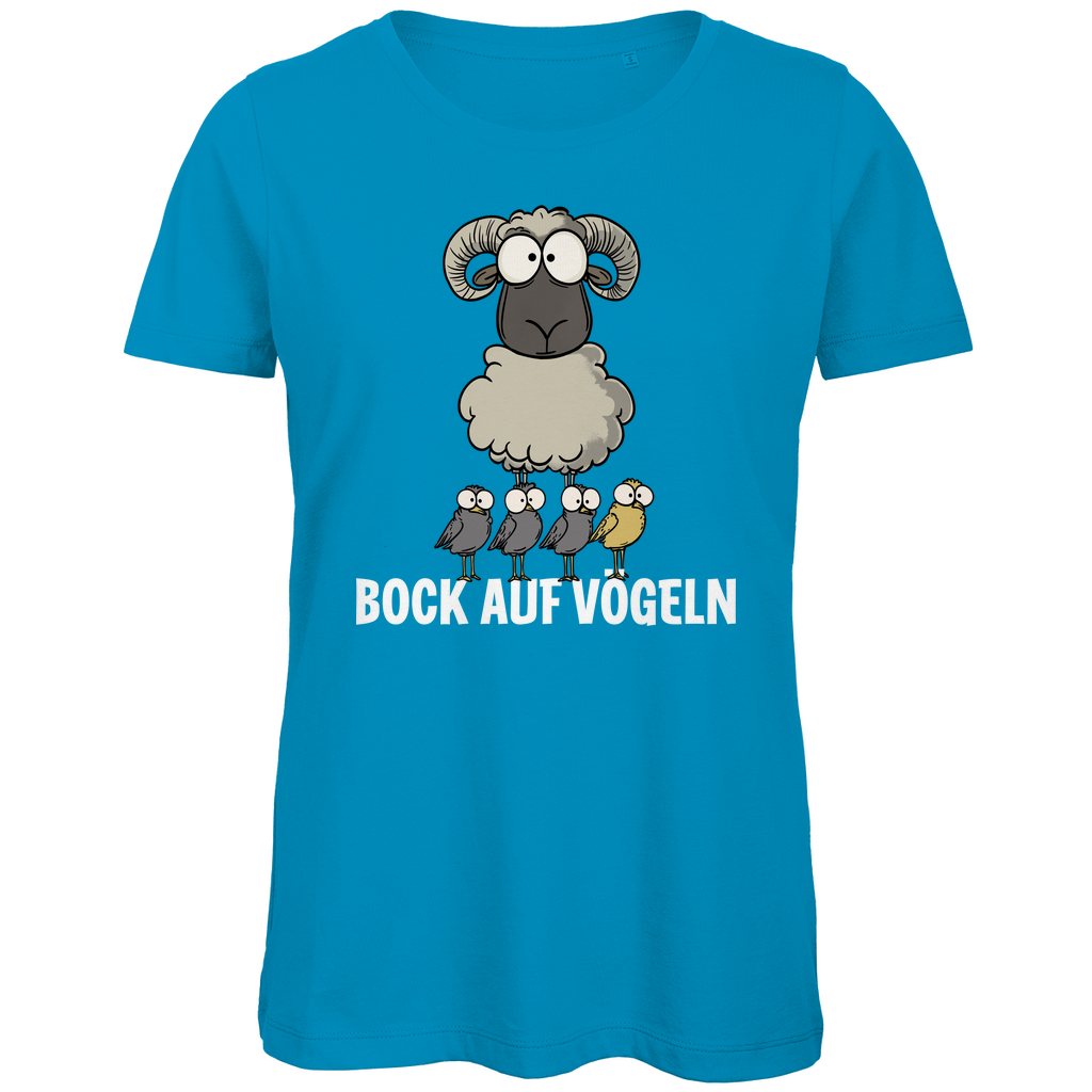 Bock auf Vögeln - Damen Premium Bio T-Shirt Atoll