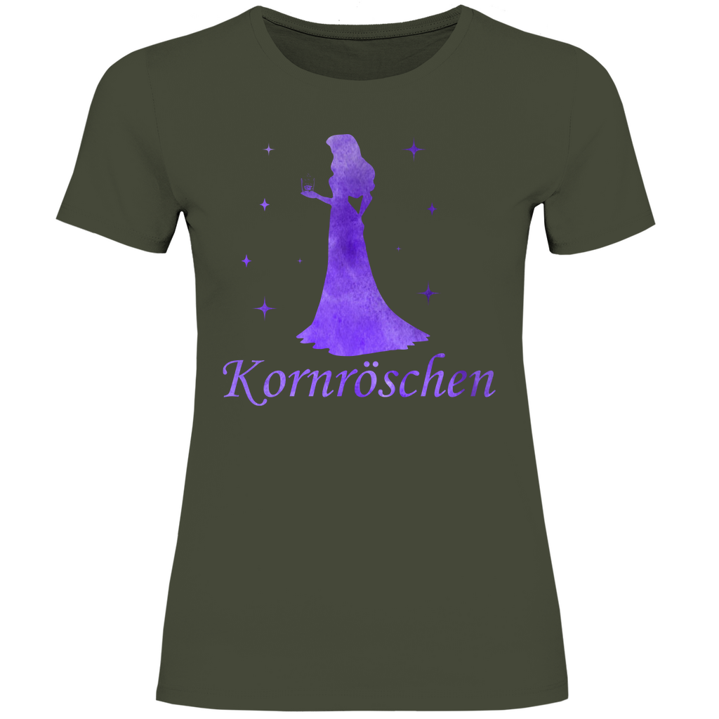 Kornröschen - Prinzessin Aquarell - Damenshirt