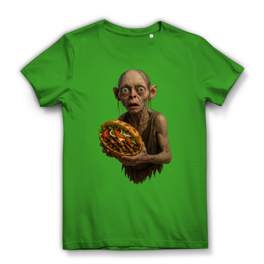 Döner mein Schatz Gollum LOTR - Damen Premium Bio T-Shirt Real Green