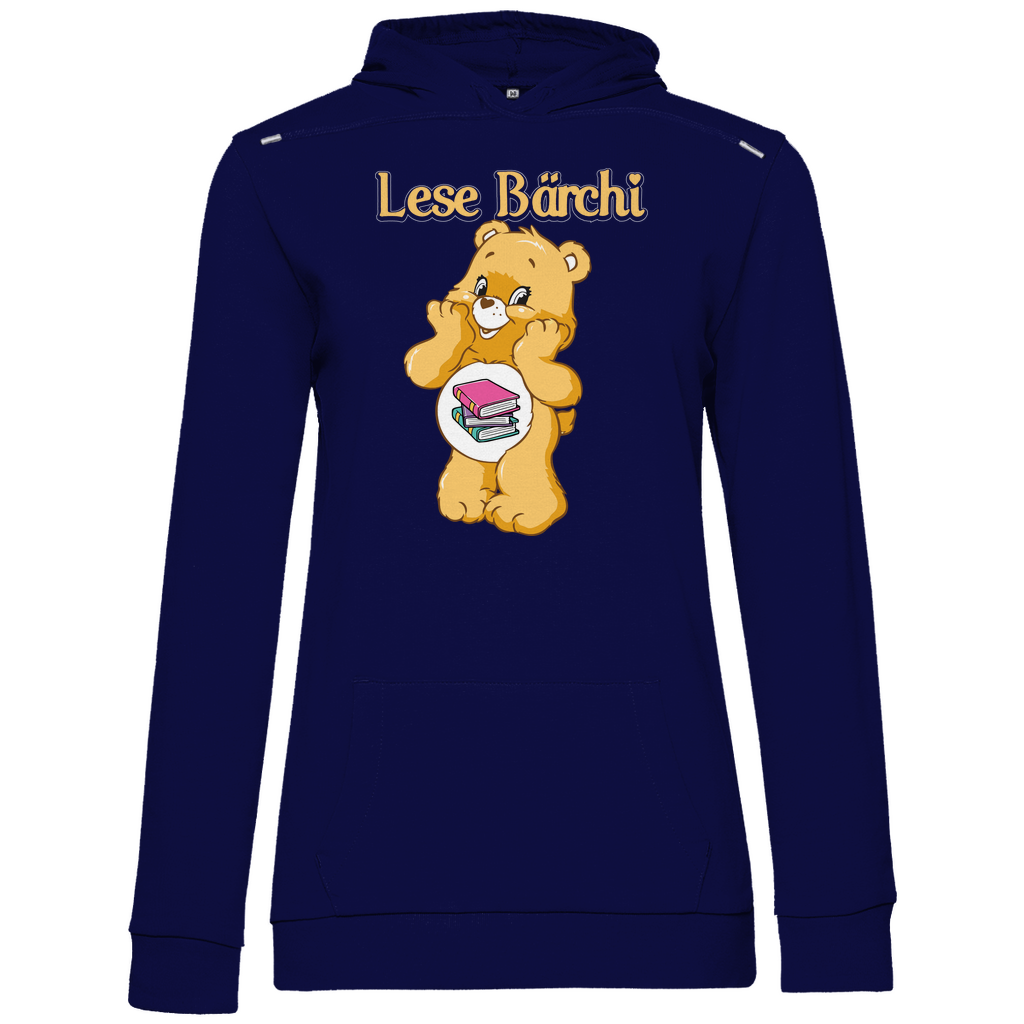 Lese Bärchi - Glücksbärchi - Damen Hoodie Navy Blue