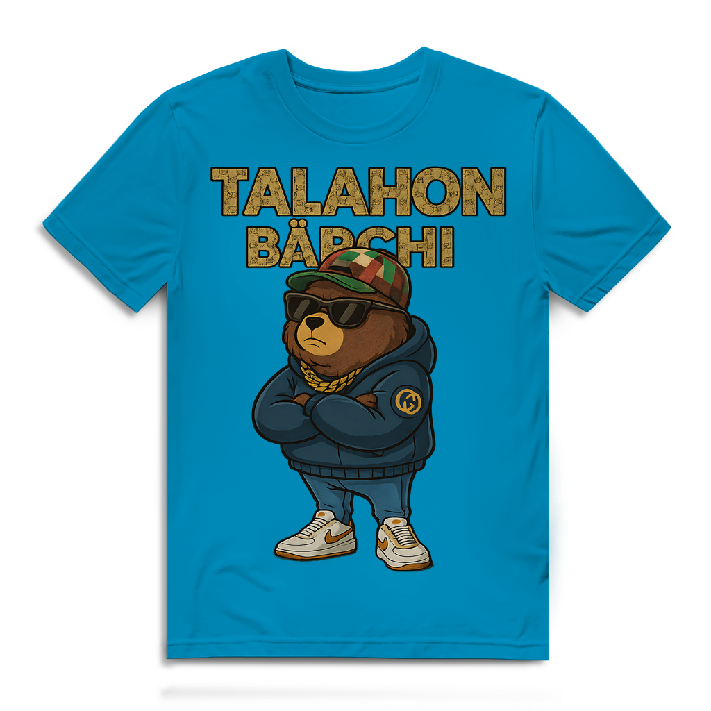 Talahon Bärchi - Glücksbärchi - Herren Premium Bio T-Shirt Atoll