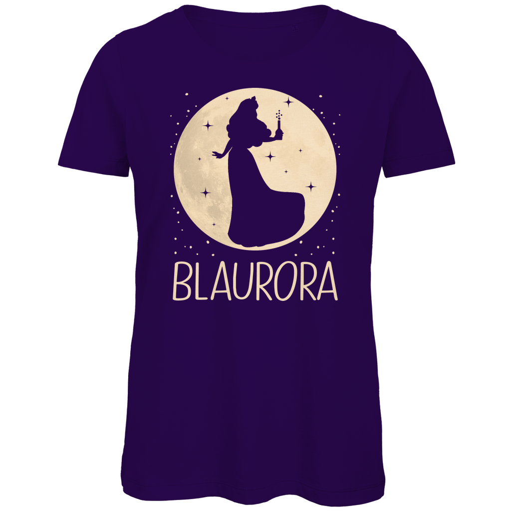 Mond Prinzessin - Blaurora - Damen Premium Bio T-Shirt Urban Purple