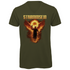 Strammsein Du Ich Wir Bier - Herren Premium Bio V-Neck T-Shirt Khaki