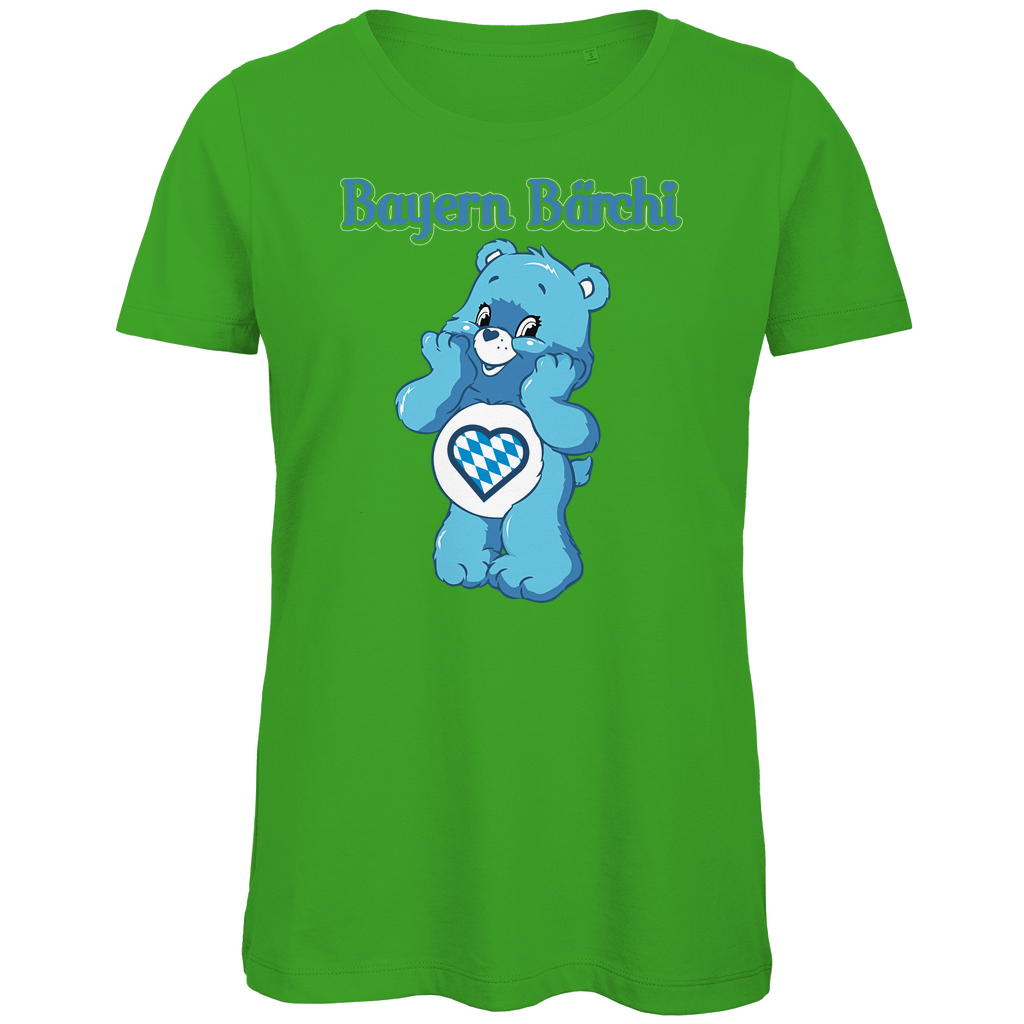 Bayern Bärchi - Glücksbärchi - Damen Premium Bio T-Shirt Real Green