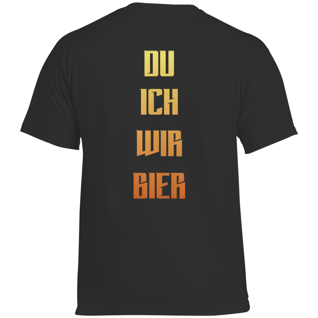 Strammsein Du Ich Wir Bier - Herren Heavy Cotton T-Shirt