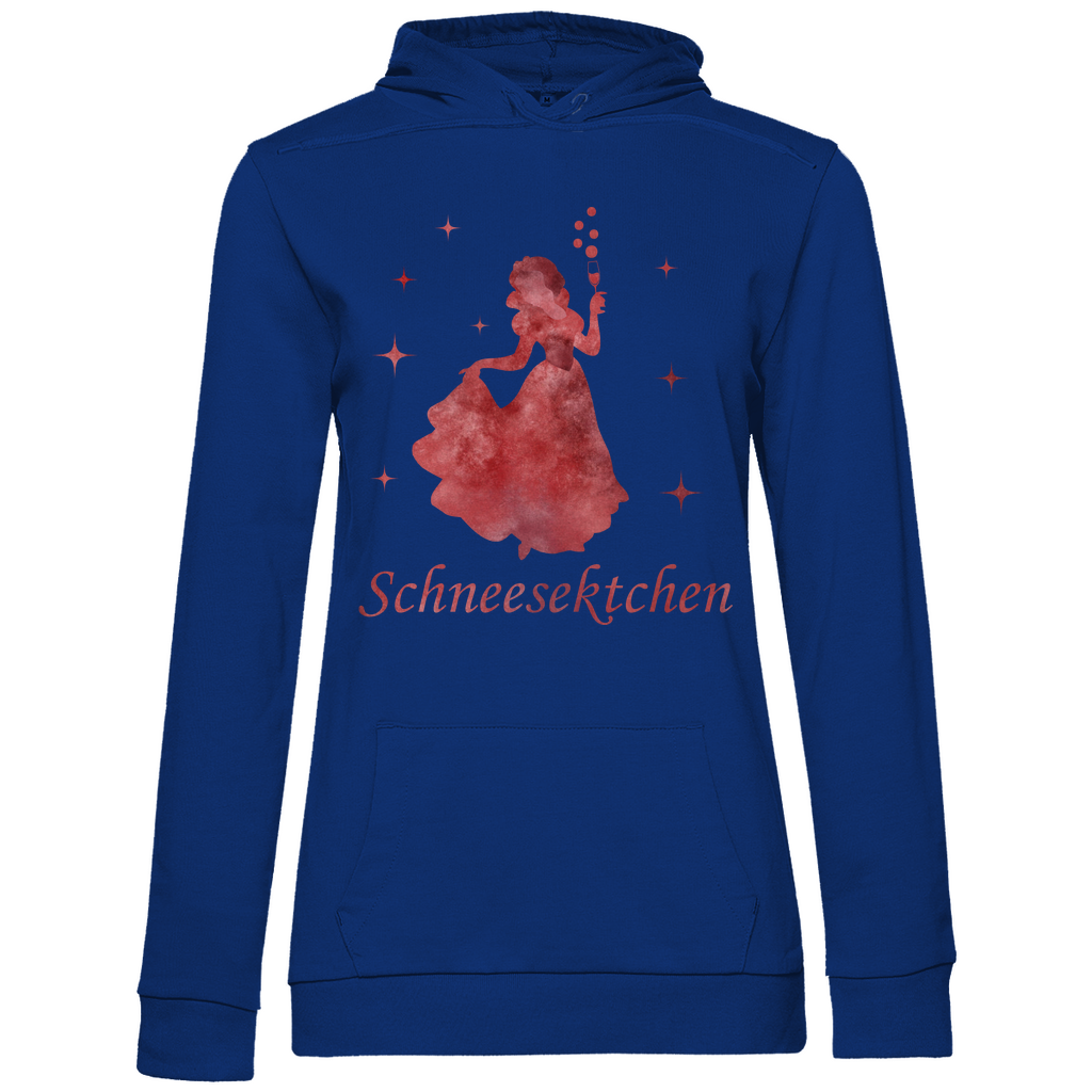 Schneesektchen - Prinzessin Aquarell - Damen Hoodie Royal