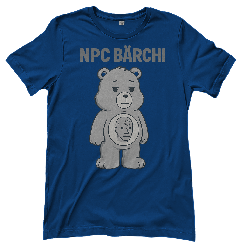 NPC Bärchi - Glücksbärchi - Damen T-Shirt Royal Blue